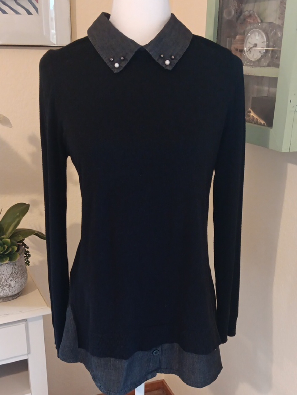 Conbipel Layered Look Tunic Top